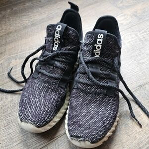 Adidas Knit Black Tennis Shoes Mens Sz 7